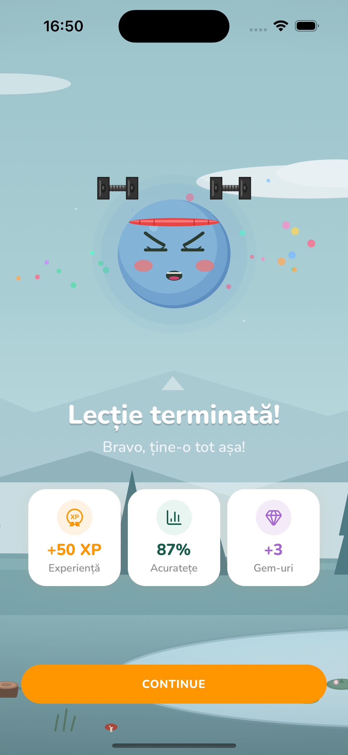 Lecție terminată în aplicația BacPath
